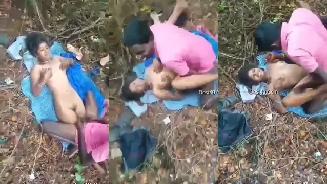 Andhra Village Girl Forest MMS - Naked Outdoor Sex With Two Men