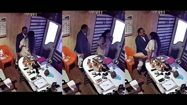 Nashik Jyotishi Hidden MMS Leak Part 2 - টেবিলে বুস্টি হট সেক্স!