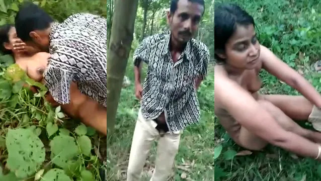 Village Bhabhi Fucked by Garbage Man - Wild Outdoor Sex Scandal