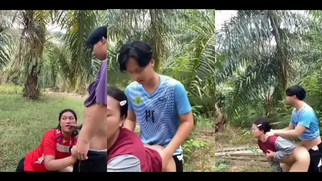 Watch Indonesian Palm Oil Plantation Sex - Wild Outdoor Creampie full viral video leaked