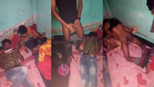 Gujarati Desi Threesome - Diwali Gangbang With Horny Prostitute