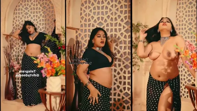 Anjali Gaud Nude Saree Tease - Full Reveal