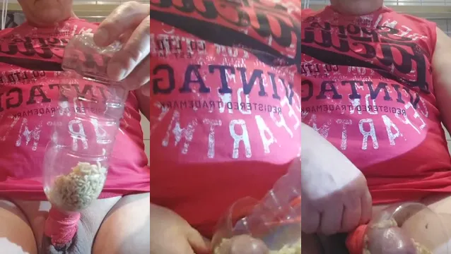 Extreme CBT Insertion BDSM - Pain Loving Maggot Feeder Gets Nasty