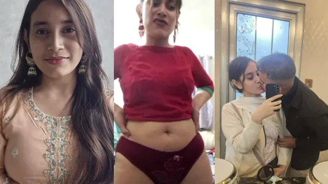 Watch Desi Wife Strips Red Saree - Wild Teasing Session for Lover full viral video leaked