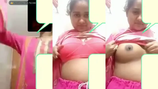 Desi Bhabhi Big Boobs Show - Diviértete viendo los grandes pechos de Bhabhi