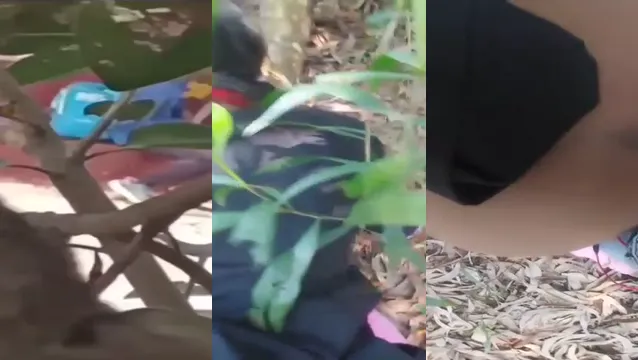 Jungle Sex With GF - Boyfriend Makes Her Ghodi & Fucks Mouth