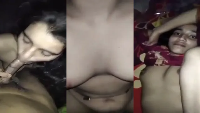 Desi Wild Night Blowjob - Thirsty Mouth Serves Hard Cock