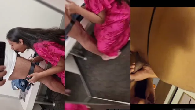 Desi Wife fa un pompino cavalcando un cazzo - Moglie sexy che succhia e cavalca