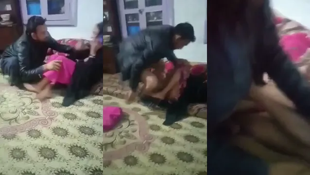 Indian Wife Shares Husband Cock With Friend - Wild Threesome Sex