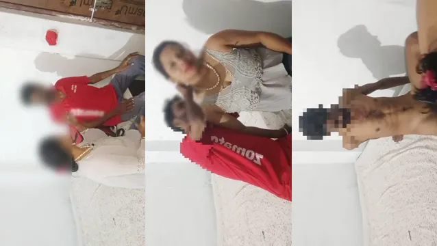 Desi Wife Hard Fucked by Young Lover - Viral Cheating Scandal