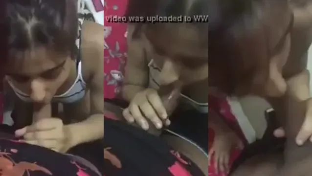 Rich Desi Girlfriend Sucks Cock Wildly - Blowjob Expert