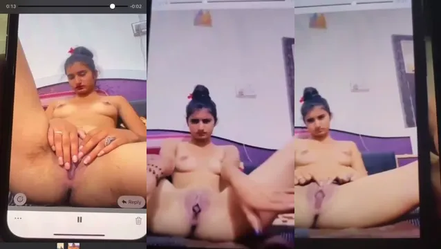 Video di diteggiatura di una ragazza desi arrapata - Ditalino bollente di una ragazza desi arrapata