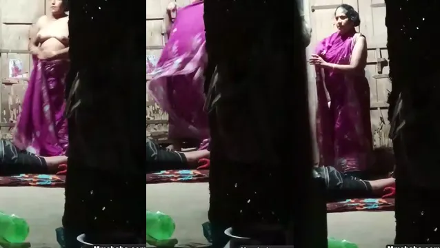 Desi Bhabhi si cambia d'abito - Scena bollente di Desi Bhabhi che si cambia d'abito