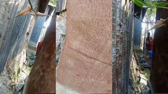 Desi-Dorfmädchen-Badevideo – Toilettensex mit der Frau aus dem Dorf
