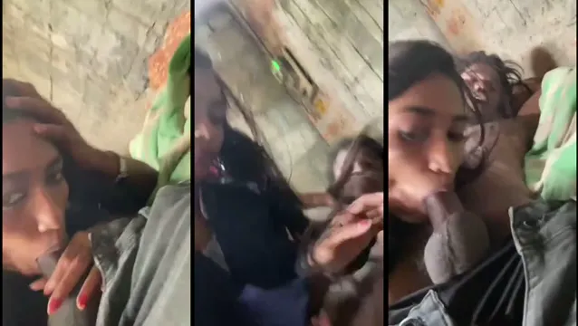 College Girl Skips Class For Wild Blowjob Session