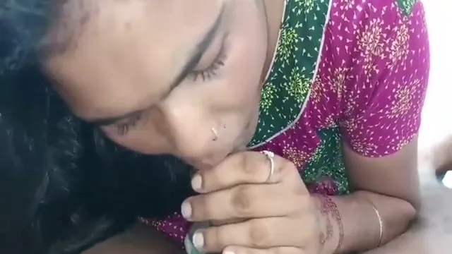 Indian Bhabhi Sucks Devar's Huge Cock - Wild Blowjob Adventure
