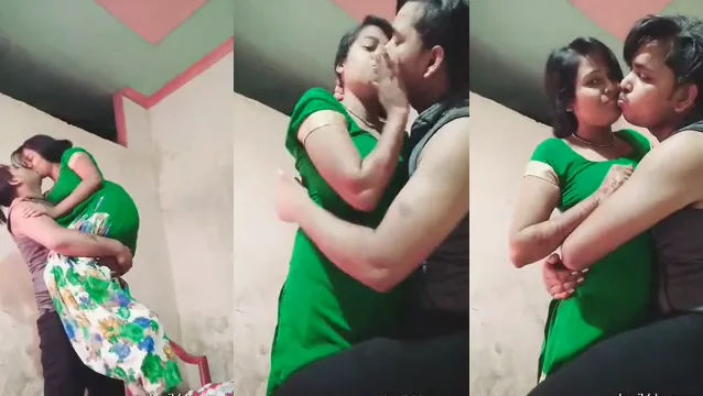 Desi Boy Passionately Kissing Cute Girl - Viral Indian XXX Clip