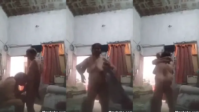Desi Starší pár Tvrdé kurva