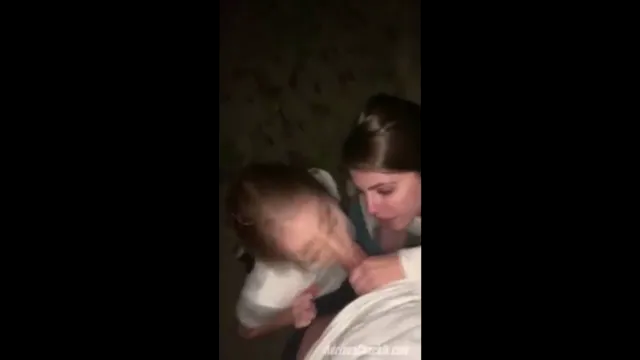 Double Deep Throat Blowjob - HD POV Cum In Mouth Throat Fucking