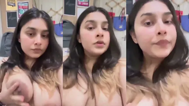 Watch Huge Tits Teasing - Busty Babe Bounces Massive Boobs on Camera full viral video leaked