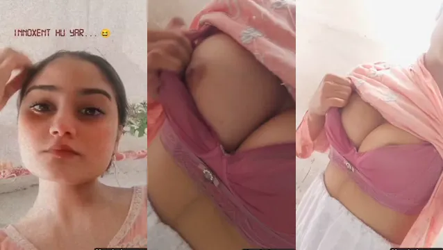 Cute Desi Girl Boobs Show - কিউট দেশি মেয়ের বুক চেপে ভাইরাল ভিডিও