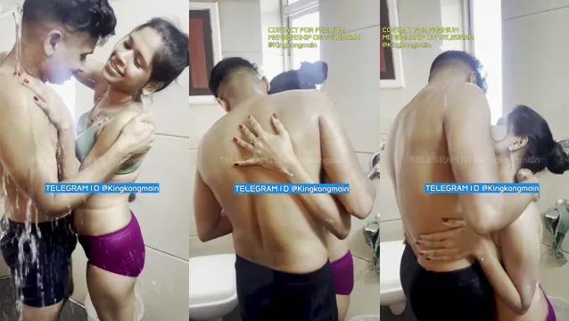 Diya Gowda Naked Shower Sex with Boyfriend - Hot Steamy Bathroom Fuck