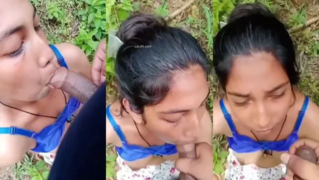 লাজুক Desi Girl Outdoor Jerk & Forced BJ - মাটিতে Annoyed! 🔥