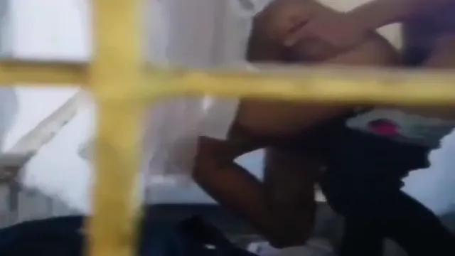 Staircase Blowjob and Standing Sex - College Girl Fucked Between Floors