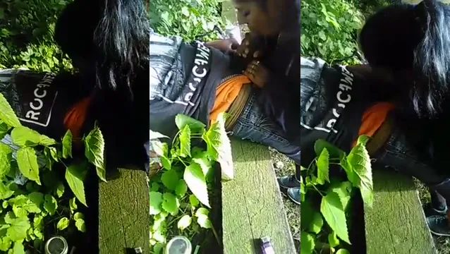 Indian GF Sucks African Cock While BF Watches - Cuckold Blowjob Fantasy